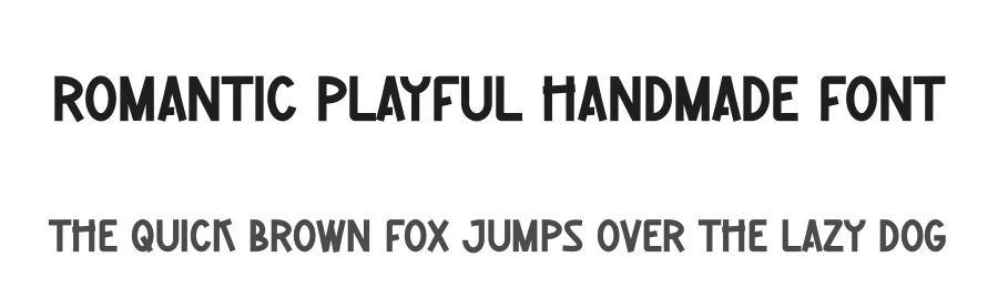Romantic Playful Handmade Font by andikastudio β Display Font