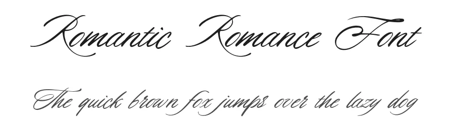 Romantic Romance Font by vpcreativeshop — Script Handwritten Font