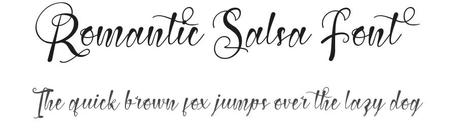 Romantic Salsa Font by RaisProject — Script Handwritten Font