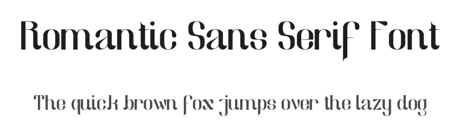 Romantic Sans Serif Font by Andrea Siracusa — Sans Serif Font