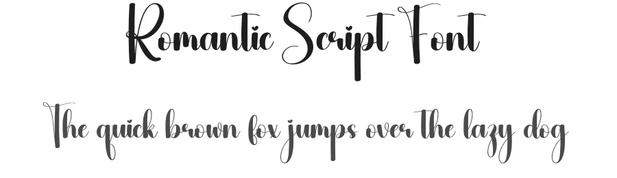 Romantic Script Font by creativeletter — Script Handwritten Font