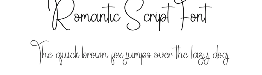 Romantic Script Font by creativeletter — Script Handwritten Font