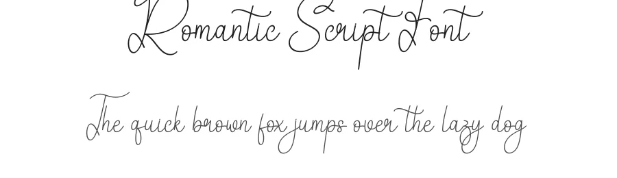 Romantic Script Font by creativeletter — Script Handwritten Font