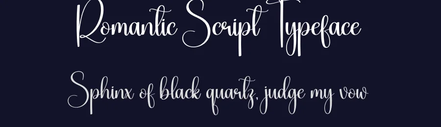 Romantic Script Typeface by creativeletter — Script Handwritten Font — thumbnail 2