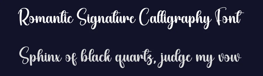 Romantic Signature Calligraphy Font by creativeletter — Script Handwritten Font — thumbnail 2