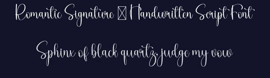 Romantic Signature – Handwritten Script Font by inermediaSTUDIO — Script Handwritten Font — thumbnail 2