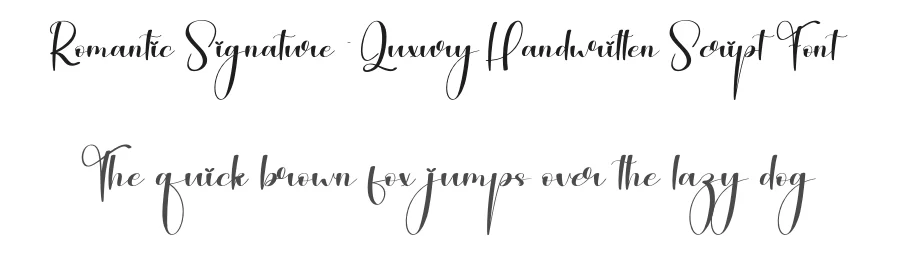 Romantic Signature – Luxury Handwritten Script Font by creativeletter — Script Handwritten Font