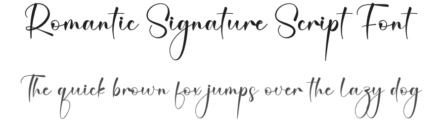 Romantic Signature Script Font by creativeletter — Script Handwritten Font