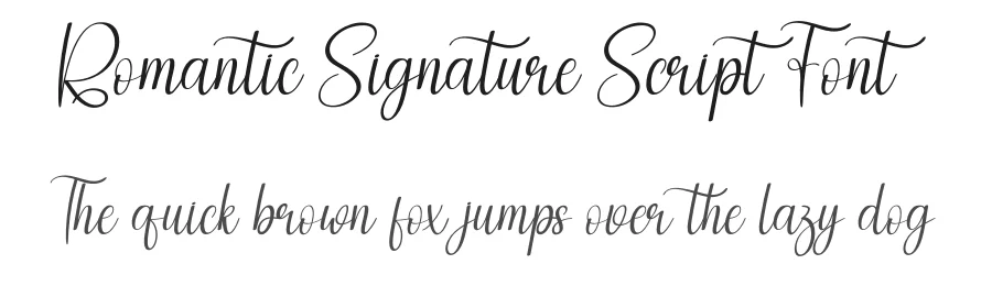 Romantic Signature Script Font by creativeletter — Script Handwritten Font