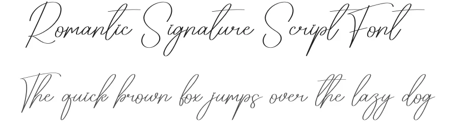 Romantic Signature Script Font by creativeletter — Script Handwritten Font