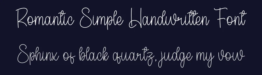 Romantic Simple Handwritten Font by andikastudio — Script Handwritten Font — thumbnail 2