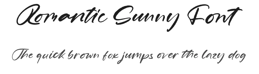 Romantic Sunny Font by stylishtype.co — Script Handwritten Font