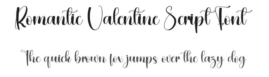 Romantic Valentine Script Font by creativeletter — Script Handwritten Font