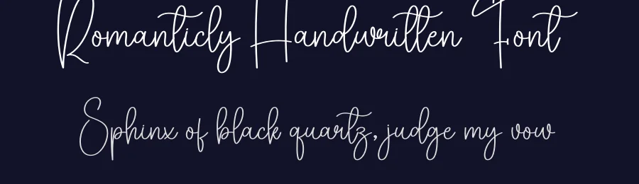 Romanticly Handwritten Font by creativeletter — Script Handwritten Font — thumbnail 2
