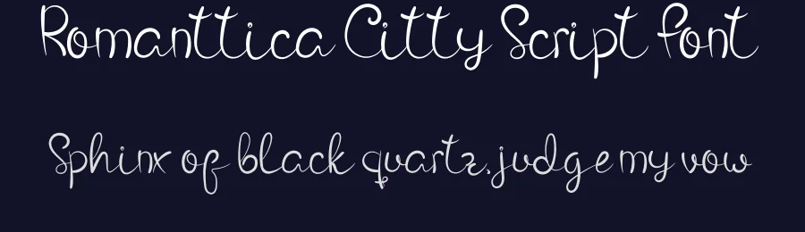 Romanttica Citty Script Font by inermediaSTUDIO — Script Handwritten Font — thumbnail 2