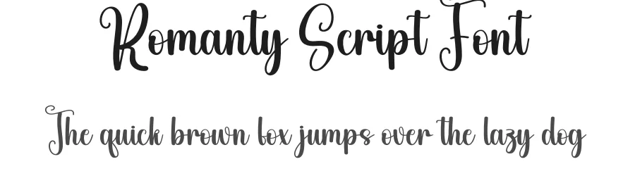Romanty Script Font by andikastudio — Script Handwritten Font