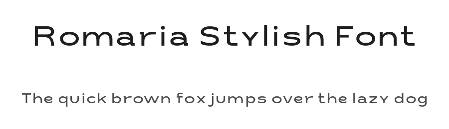 Romaria Stylish Font by burntilldead — Sans Serif Font