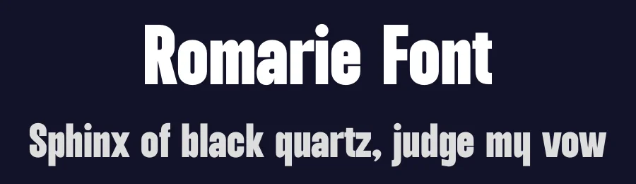 Romarie Font by TypeLogue — Sans Serif Font — thumbnail 2