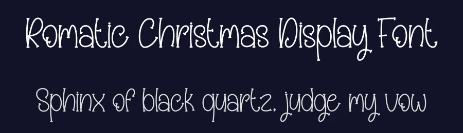 Romatic Christmas Display Font by andikastudio — Display Font — thumbnail 2