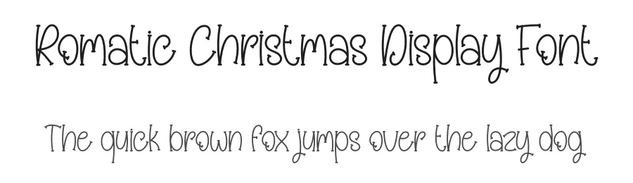 Romatic Christmas Display Font by andikastudio — Display Font
