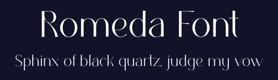 Romeda Font by TokoPress — Sans Serif Font — thumbnail 2