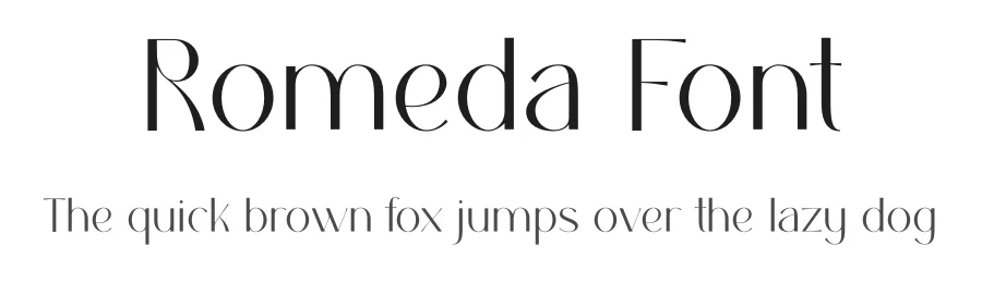 Romeda Font by TokoPress — Sans Serif Font