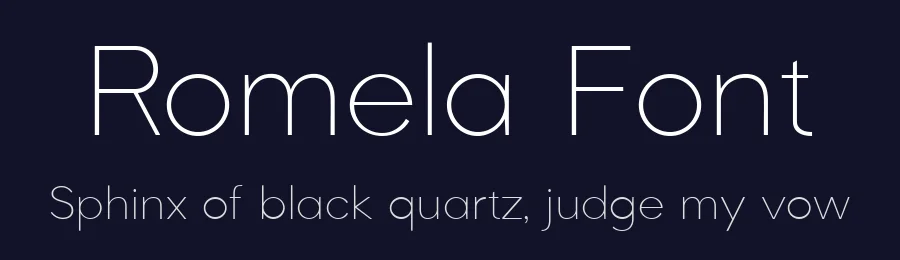Romela Font by Sealoung — Sans Serif Font — thumbnail 2