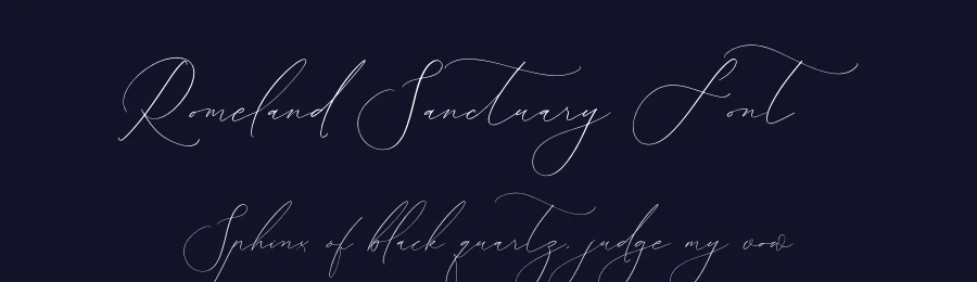 Romeland Sanctuary Font by stylishtype.co — Script Handwritten Font — thumbnail 2