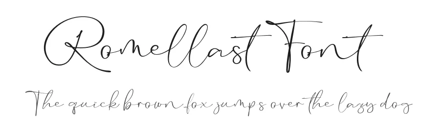 Romellast Font by alit design — Script Handwritten Font
