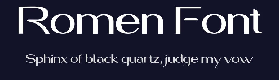 Romen Font by YUKITA CREATIVE — Sans Serif Font — thumbnail 2
