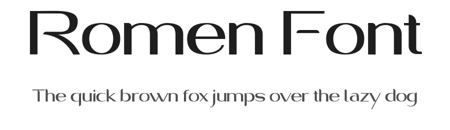 Romen Font by YUKITA CREATIVE — Sans Serif Font