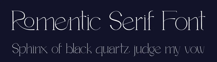 Romentic Serif Font by Muksal Creative — Serif Font — thumbnail 2