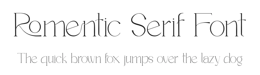 Romentic Serif Font by Muksal Creative — Serif Font