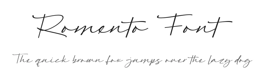 Romento Font by Fikryal Studio — Script Handwritten Font