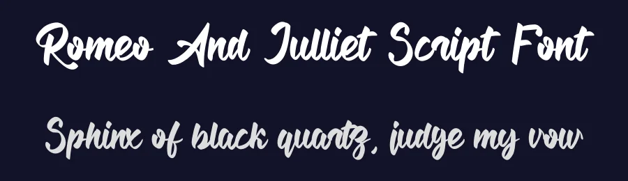 Romeo And Julliet Script Font by andikastudio — Script Handwritten Font — thumbnail 2