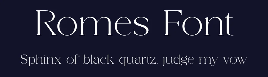 Romes Font by SURATMI — Serif Font — thumbnail 2