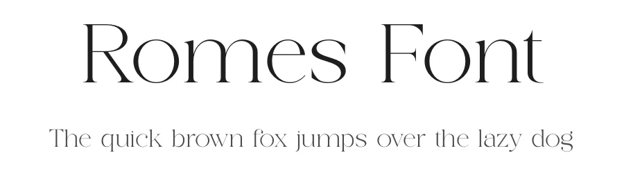Romes Font by SURATMI — Serif Font