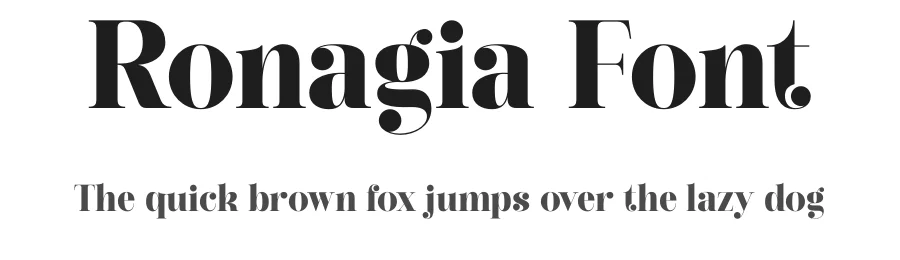 Ronagia Font by Rantautype — Serif Font