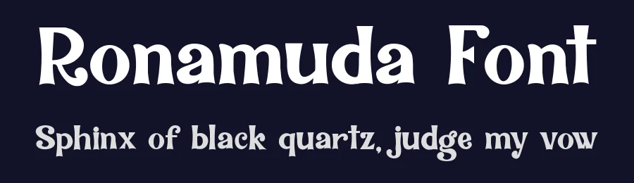 Ronamuda Font by jetsmax — Decorative Font — thumbnail 2