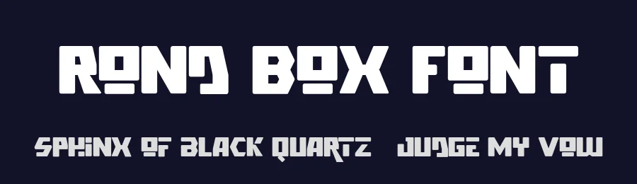 Rond Box Font by pandekastudio — Display Font — thumbnail 2