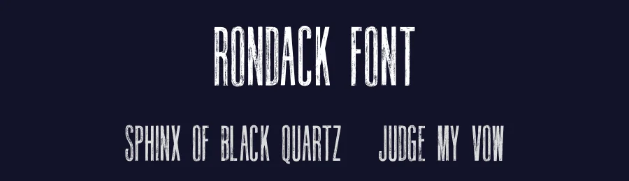 Rondack Font by Surplus Type Co — Sans Serif Font — thumbnail 2