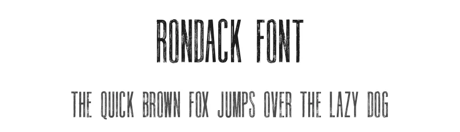 Rondack Font by Surplus Type Co — Sans Serif Font