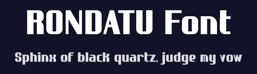 RONDATU Font by Aivos Dreams — Decorative Font — thumbnail 2