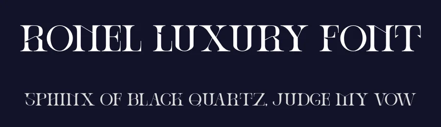 Ronel Luxury Font by Illushvara Design — Serif Font — thumbnail 2