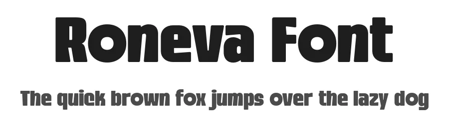 Roneva Font by Arterfak — Display Font