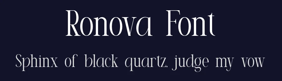 Ronova Font by SlideShoot — Serif Font — thumbnail 2