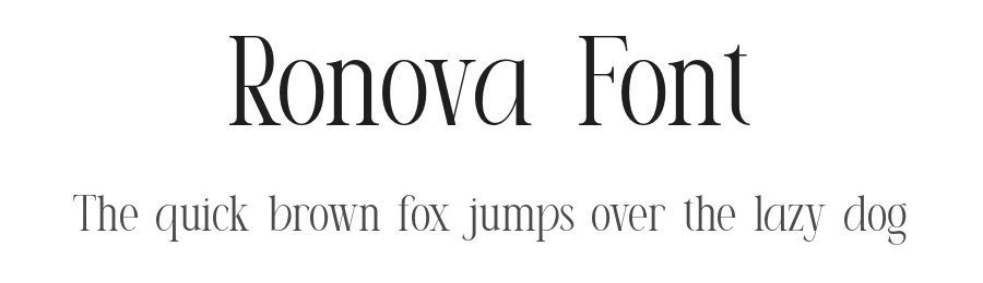 Ronova Font by SlideShoot — Serif Font