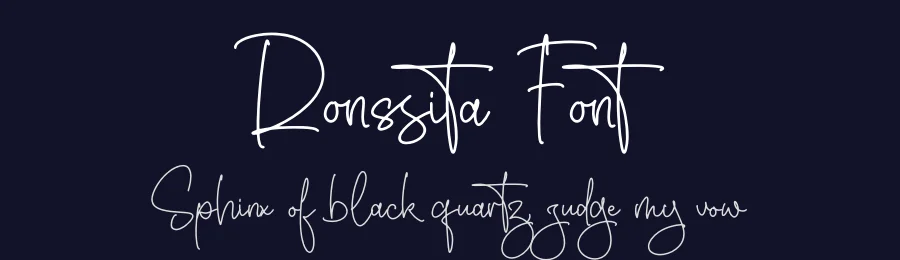 Ronssita Font by perspectype — Script Handwritten Font — thumbnail 2