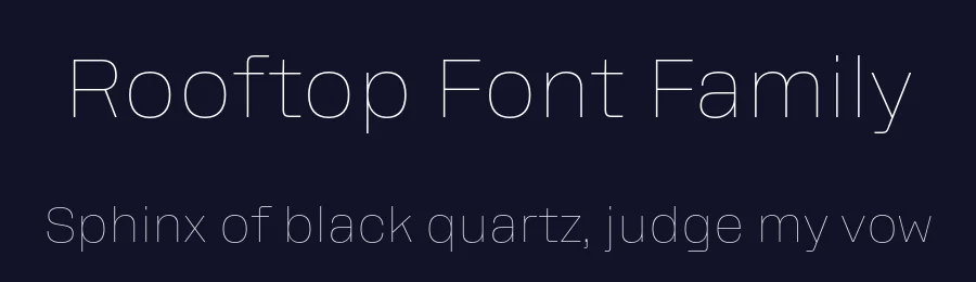 Rooftop Font Family by Interval Type — Decorative Font — thumbnail 2