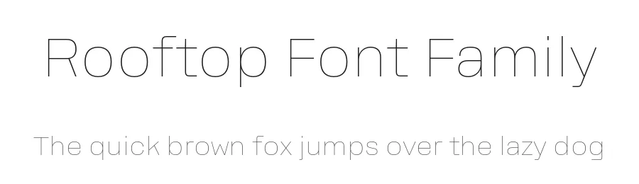 Rooftop Font Family by Interval Type — Decorative Font